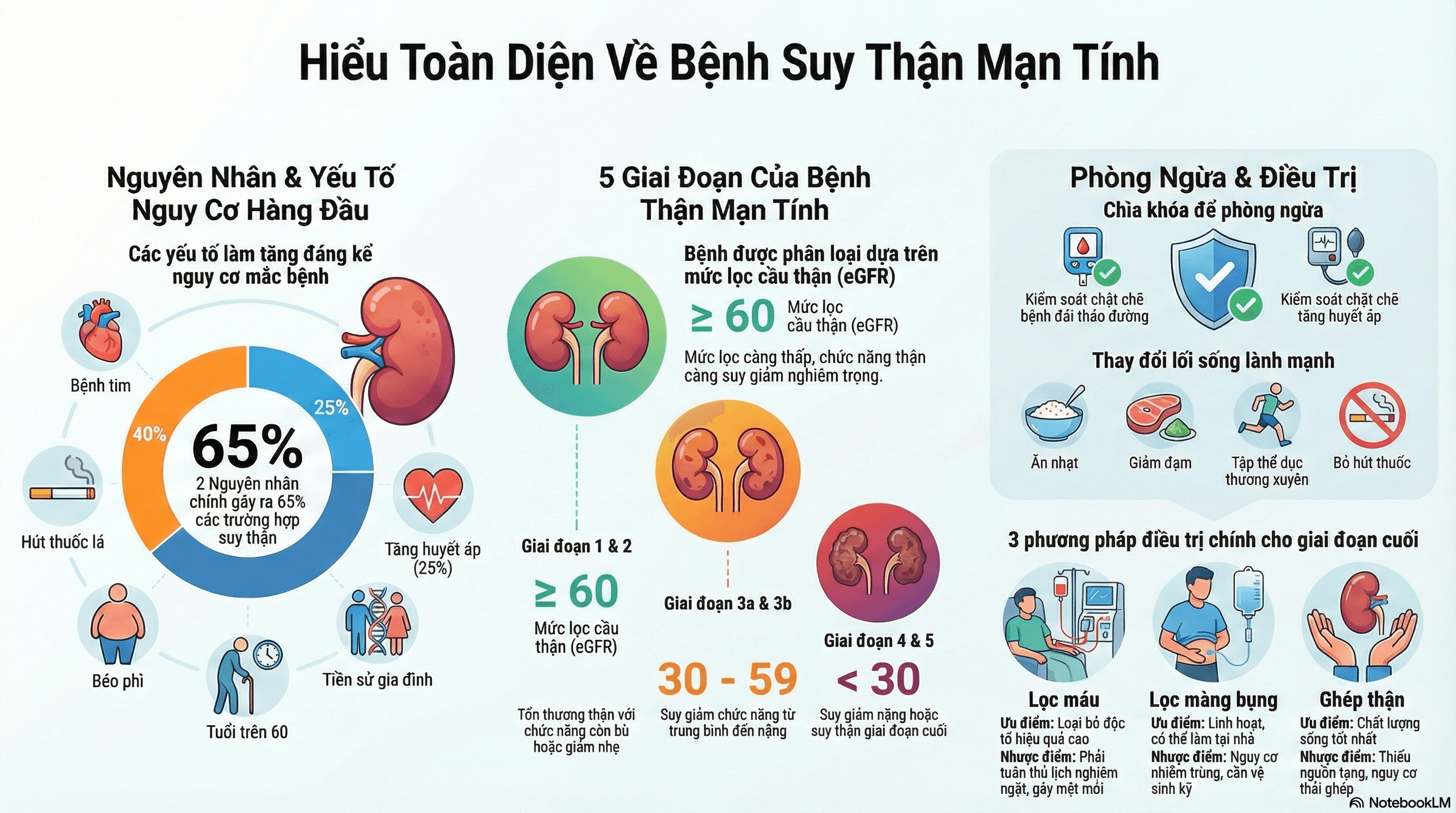 Báo cáo nghiên cứu toàn diện về bệnh suy thận