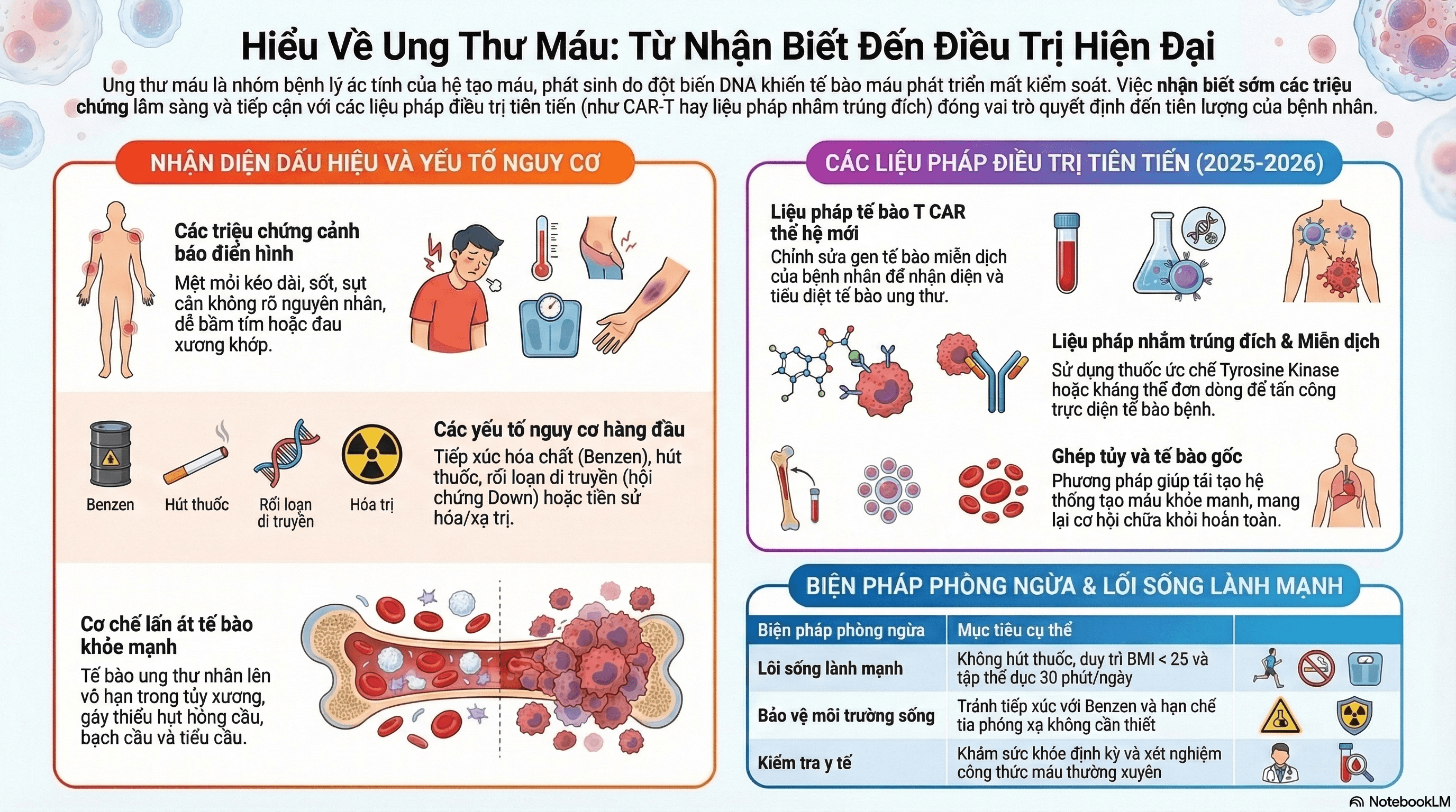 Nghiên cứu toàn diện về ung thư máu