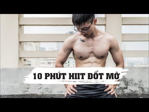 10 phút tập HIIT tại nhà