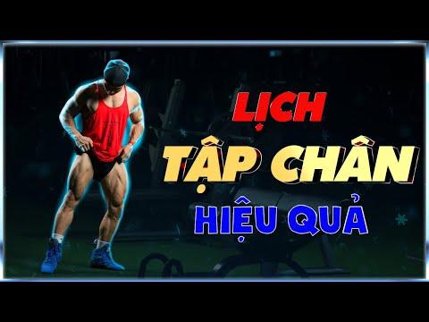 Lịch tập chân tăng trưởng cơ bắp