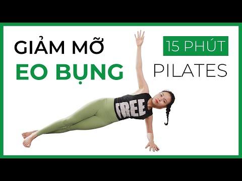 15 Phút Giảm Mỡ Eo Bụng Với Bài Tập Pilates