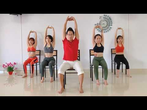 Yoga giảm mỏi Cổ Vai Gáy trên ghế văn phòng