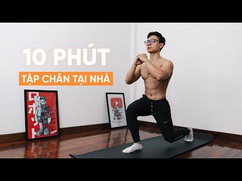 10 Phút Tập Chân Tại Nhà Không Cần Dụng Cụ