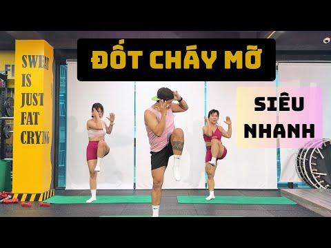 CARDIO 15 PHÚT ĐỐT MỠ CẤP TỐC TẠI NHÀ