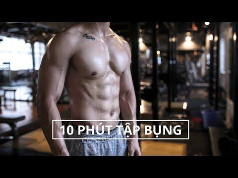 10 Phút Tập Bụng Săn Chắc Tại Nhà