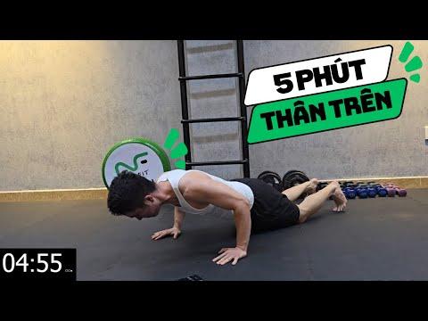 5 Phút Tập Thân Trên Cường Độ Cao Giảm Mỡ
