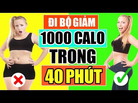 Đi bộ giảm mỡ bụng, đốt 1000 calo trong 40 phút