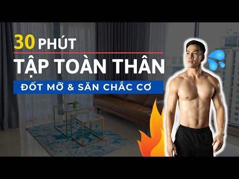 30 Phút Giảm Mỡ Săn Chắc Cơ Tại Nhà