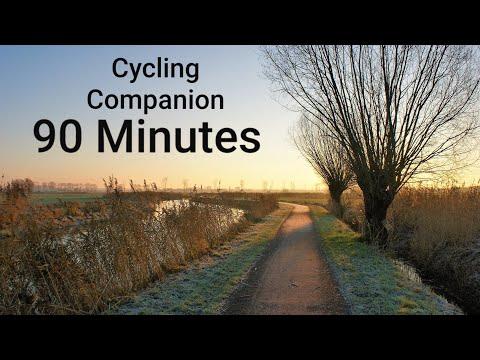 Tập đạp xe trong nhà 90 phút qua rừng