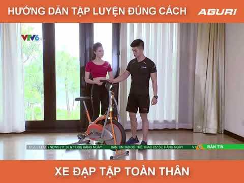 Hướng dẫn tập luyện với xe đạp tập AGURI AGA-206PA