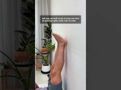 Tư Thế Yoga Gác Chân Lên Tường
