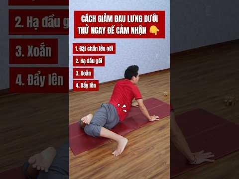 Mẹo Giảm Đau Lưng Dưới