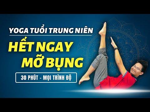 Yoga Giảm Mỡ Bụng Tuổi Trung Niên Tại Nhà