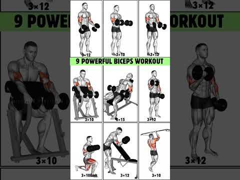 Bài tập Dumbbell cho cơ bắp tay