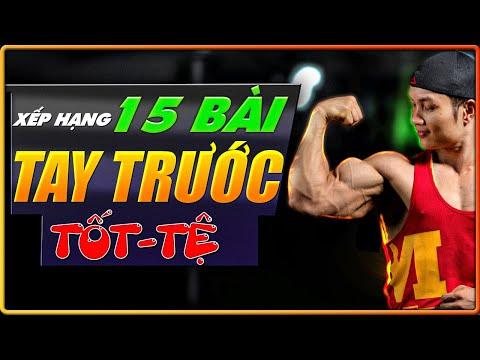 Xếp hạng bài tập tay trước cho tăng cơ giảm mỡ