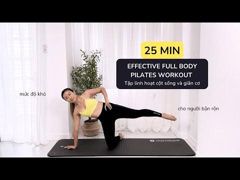 Tập toàn thân Pilates hiệu quả 25 phút