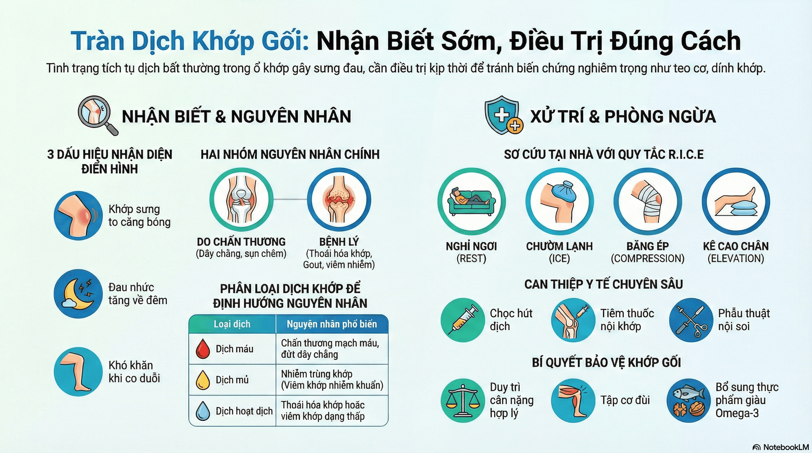 Nghiên cứu về tràn dịch khớp gối